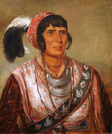 George Catlin portrait of Osceola Germany oil painting art